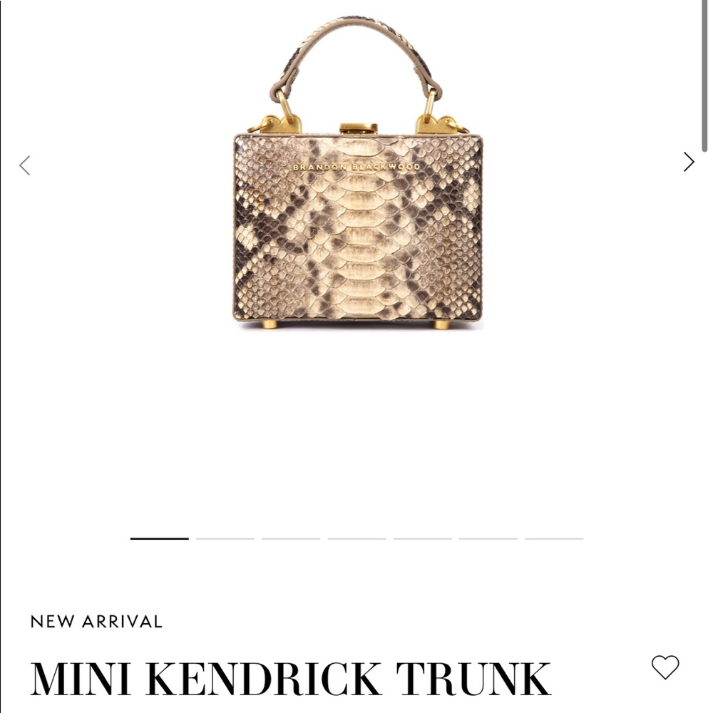 Brandon Blackwood Mini Kendrick Trunk in Python!